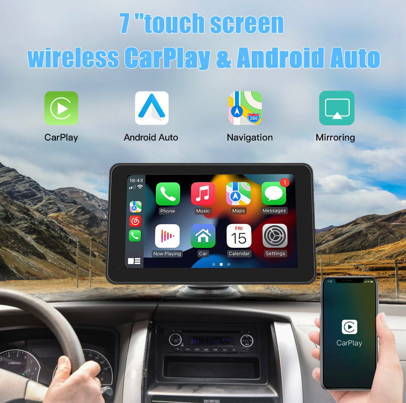 Autoabc Wireless Portable Car Play Screen